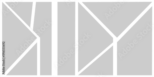 Image collage layout template. Mosaic mood board grid collection. Picture frame set. Photo album concept idea for banner, poster, comic page, flyer, brochure, booklet, memory wall design. Vector pack