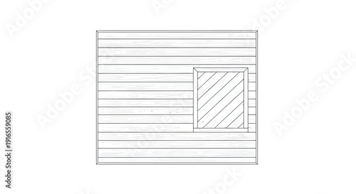 Wooden Deck Vector Illustration with Floor Pattern