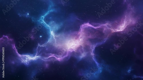 Cosmic Nebula Visualization: Deep Space Vacuum Fluctuations