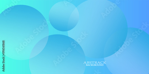 Modern abstract technology background, smooth gradient from turquoise to deep blue. Eps10 vector