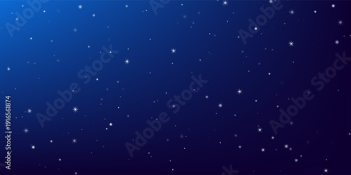 Night starry sky. Stars and stardust in deep universe. Astrology background. Vector illustration.