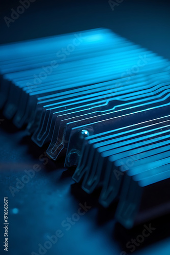 close up of a computer motherboard