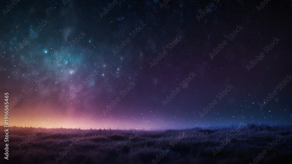 Naklejka premium night sky with stars