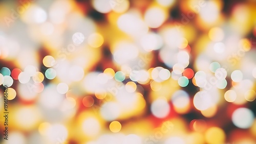 Multicolored bokeh lights background blurry