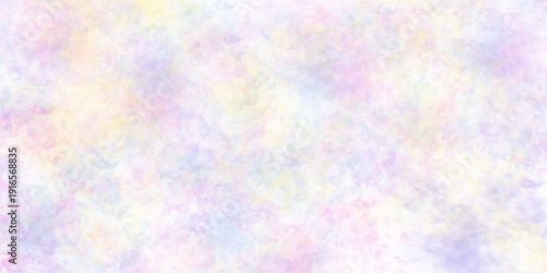 Soft pastel tie-dye pattern blending pinks, blue, and yellows in a dreamy texture. colorful watercolor background.Violet  Pink Yellow Blue multicolor background wallpaper.
