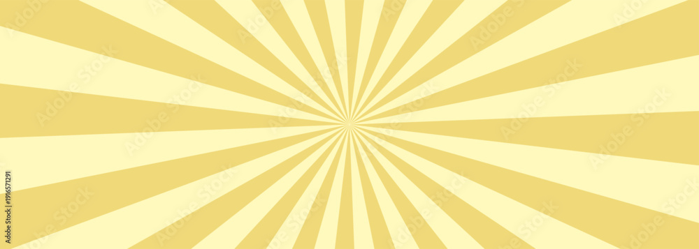 Fototapeta premium Lemon corbet ice-cream. Sun rays. Sunburst. Fresh Summer background