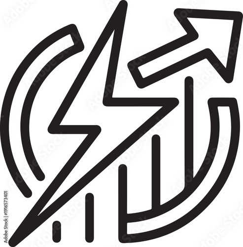 Hand drawn number 24 bold black ink sketch on white background minimalist art