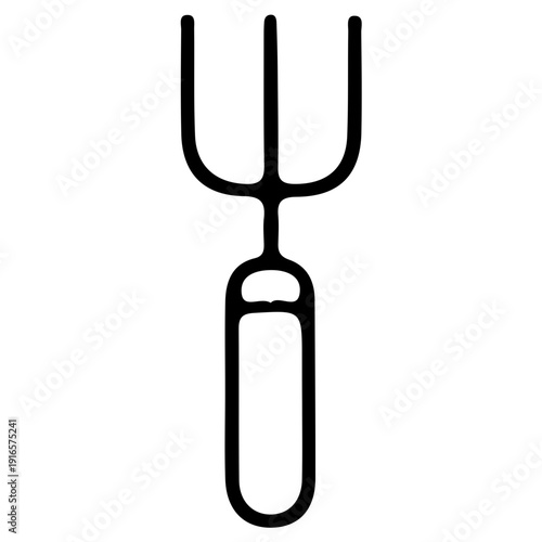 Garden Hand Fork Tool Icon