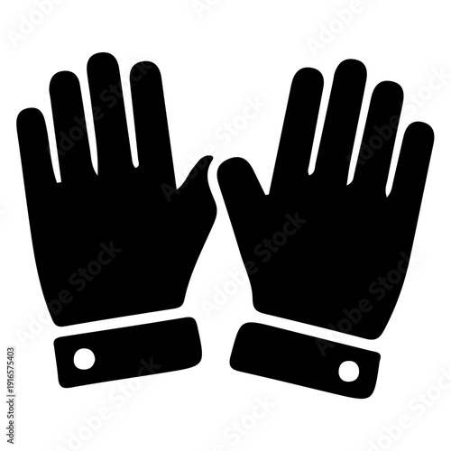Black Gloves Icon