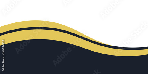 Abstract banner gold web banner waves vector in gold colors. Abstract swoosh texture.
