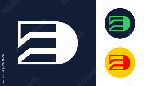 ED negative space logo