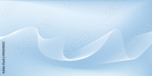 Blue studio room. Limbo light background and line Abstract 3d backdrop for product presentation. Minimal wall scene.