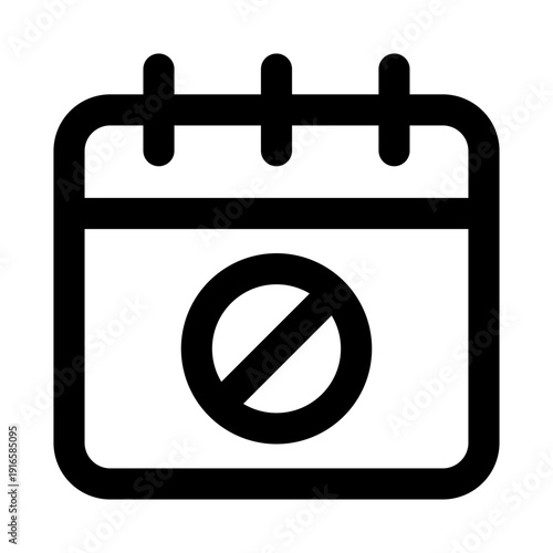 Protest event date icon for activism. Protest Modern Professional Line Icon with minimal clean design representing demonstration rally calendar schedule public movement and announcement