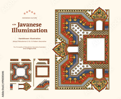 Babad Pakualaman Javanese Heritage Manuscript Illumination Illustration
