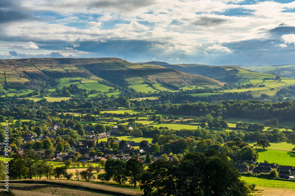 Fototapeta premium Hope Valley in Peak District. England