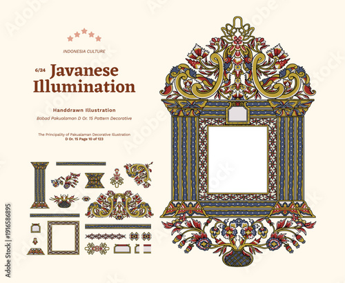 Babad Pakualaman Javanese Culture Manuscript Illumination Illustration
