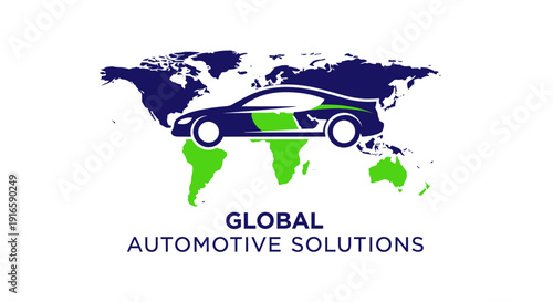 Global Automotive Solutions Car Logo.