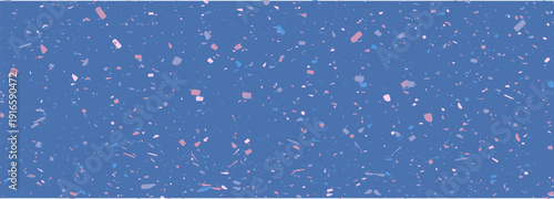 Soft blue speckled texture abstract background featuring scattered chips and delicate flecks, subtle grain and muted pastel tones create tranquil minimal surface for interior, flooring or backdrop