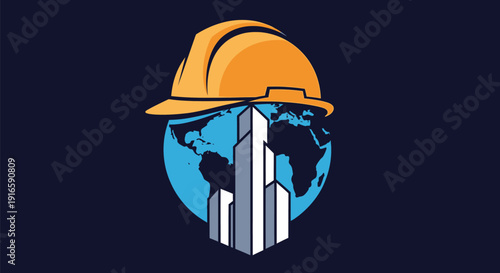 Global Construction and Urban Development Concept.