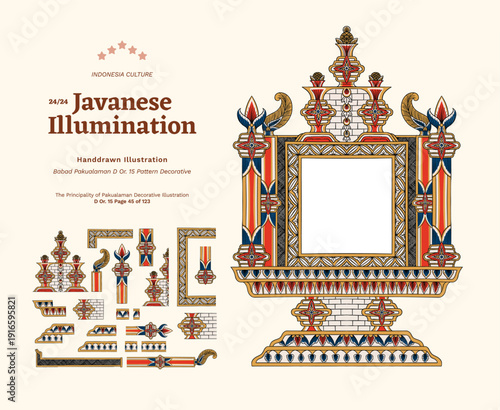 Babad Pakualaman Javanese Heritage Manuscript Illumination Illustration