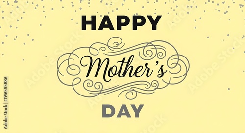 Happy mother's day greeting card