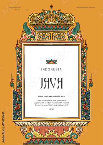 java manuscript wedana renggan illustration javanese