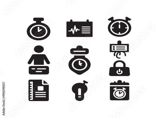 Creative timeline silhouette template for dynamic project storytelling