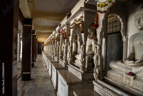Buddha statue in Mumbai, India, sitting Buddha