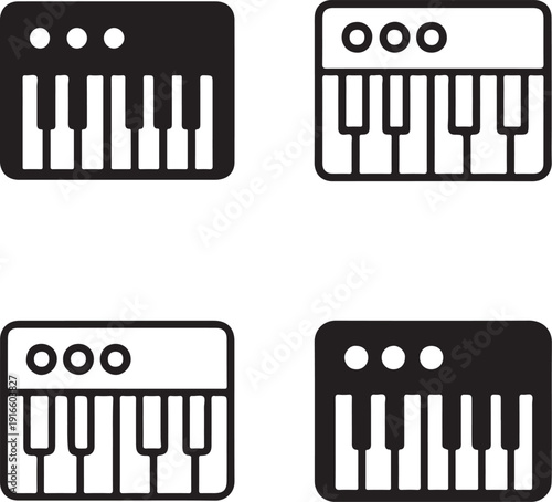 Isolated Jazz Electronic Keyboard Icon, promoting Jazz Electronic Keyboard music, celebrating Jazz Electronic Keyboard recognition, supporting Jazz Electronic Keyboard performance