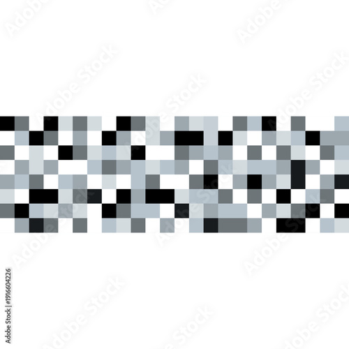 Mosaic Censor Bar Blur Effect, Censorship, Privacy Blur Rectangle