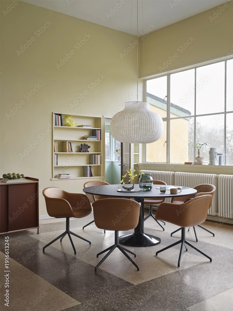 Fototapeta premium modern luxury dining room interior, 3d render