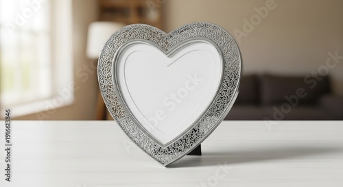 Wallpaper Mural Heart-shaped frame mockup Torontodigital.ca