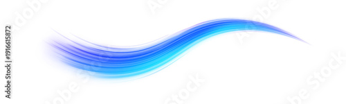 Blue and cyan neon spiral ribbons flow elegantly. Spark particles trace twisting energy paths. Perfect futuristic glowing vector PNG.
