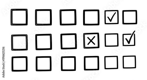 Checklist icon set