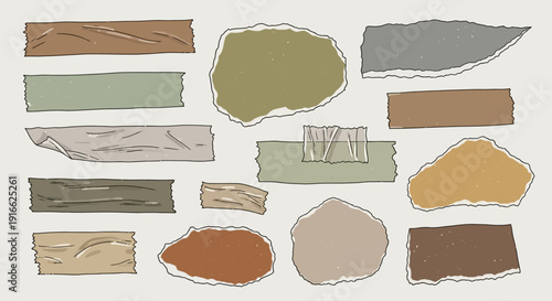 Earth tone texture set