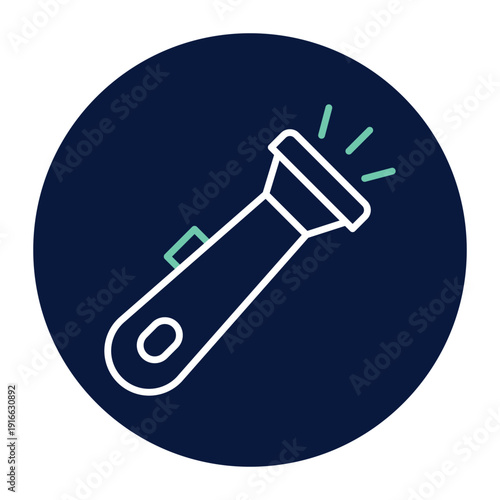 Flashlight vector, pixel perfect, illustrator file 
