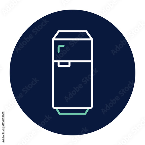 Refrigerator vector, pixel perfect, illustrator file 
