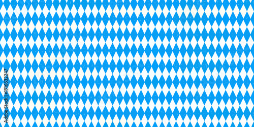 A repeating pattern of white diamond shapes on a vibrant blue background