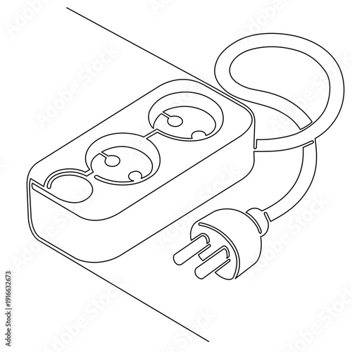 electric plug and socket
