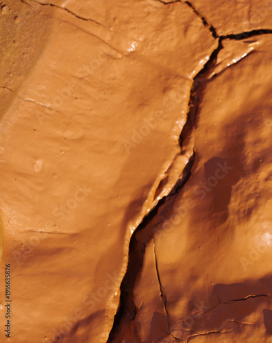 Dry cracked earth background soil ground texture 