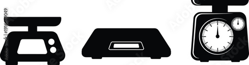 Black and white kitchen scales digital scale mechanical scale weighing scales