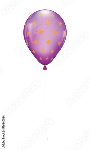 Purple air balloon Victor Art Illustrations