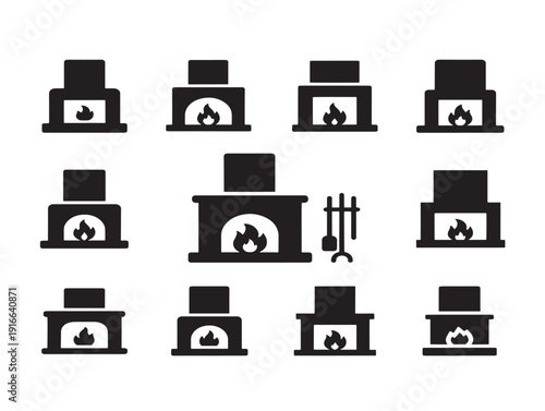 Stunning classic fireplace silhouette for luxurious interior themes