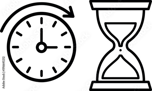 A visual representation of the relationship between time and eternity