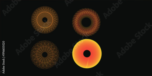 Abstract representation of the number 100 with pixelated and glowing elements