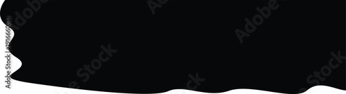 igh quality professional black silhouette of an irregular organic fluid shape with soft wavy edges