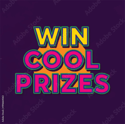 Enter To Win! Pop Art Comic Style | Contest Announcement for Marketing, Advertising and Social Media