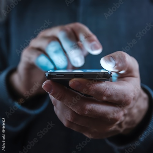 Close up of people using smartphone, texting and browsing online, mobile communication and digital lifestyle concept