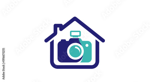 Home Photography Studio Camera Icon Symbol.
