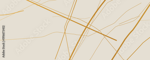 Gold Kintsugi crack pattern on whitish background